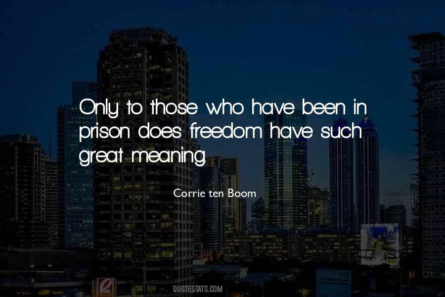 When Freedom Gets Its Meaning Quotes #220911