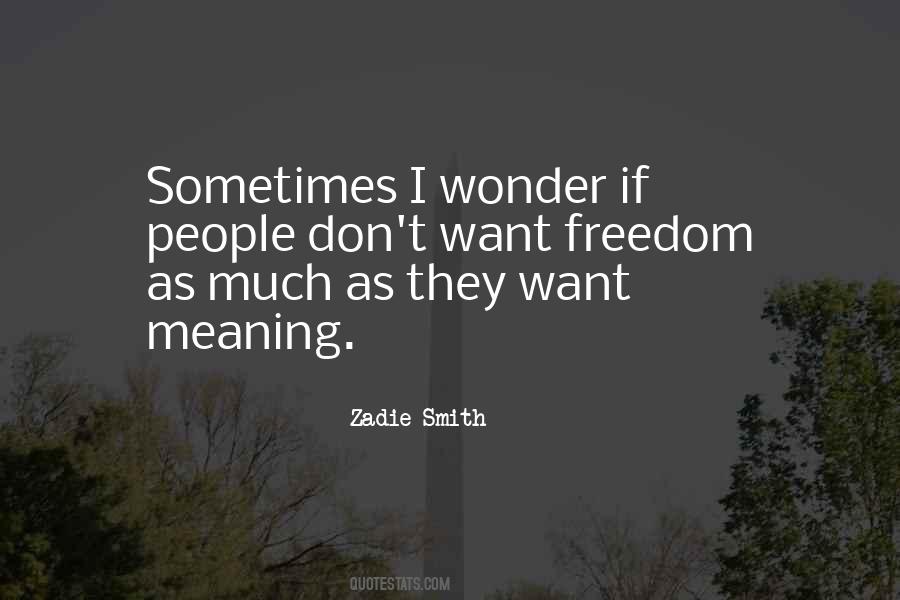 When Freedom Gets Its Meaning Quotes #375623