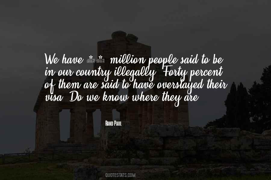 Overstayed Visa Quotes #1157437