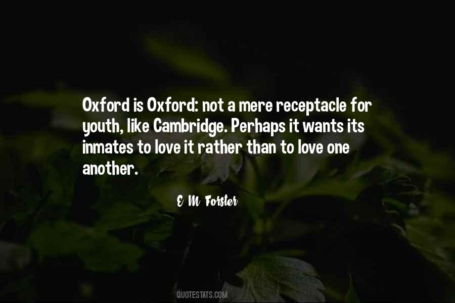 Cambridge Vs Oxford Quotes #216796