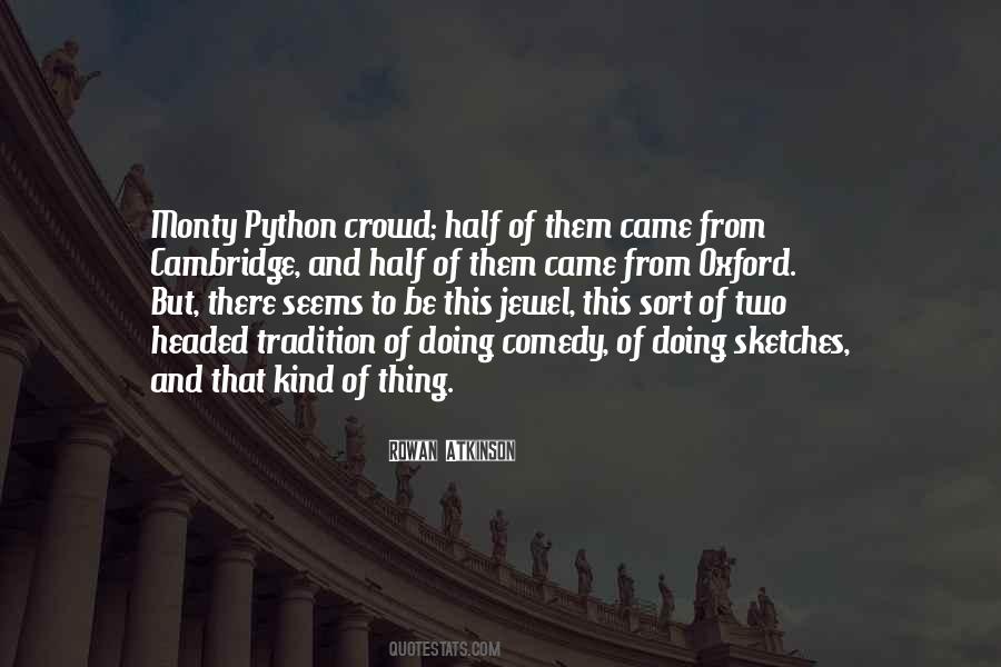 Cambridge Vs Oxford Quotes #336420
