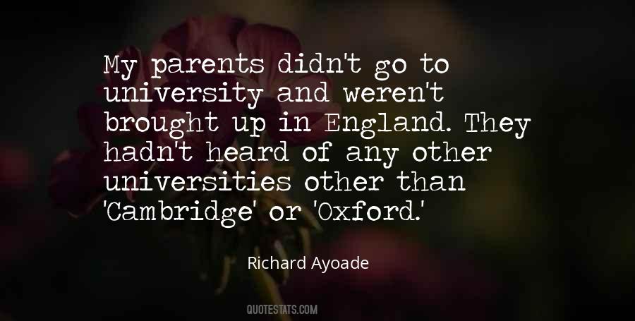 Cambridge Vs Oxford Quotes #682416