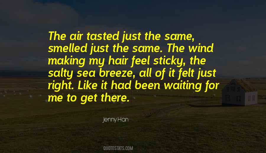 Quotes About The Sea Air #1061706