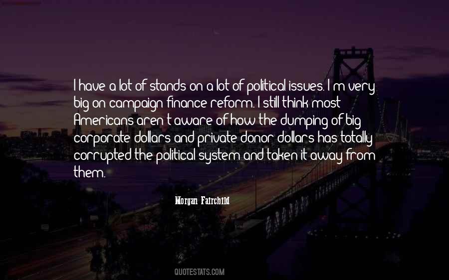 Campaign Finance Reform Quotes #1542470