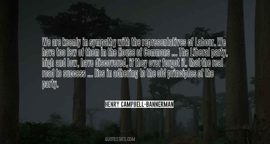 Campbell Bannerman Quotes #925269