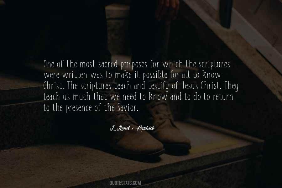 Quotes About The Scriptures #1151659