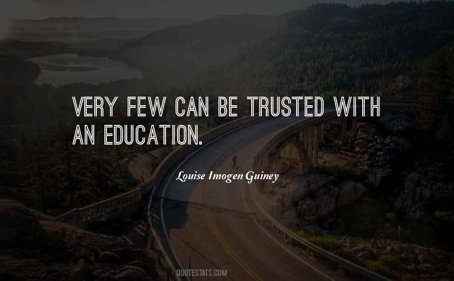 Can Be Trusted Quotes #1359961