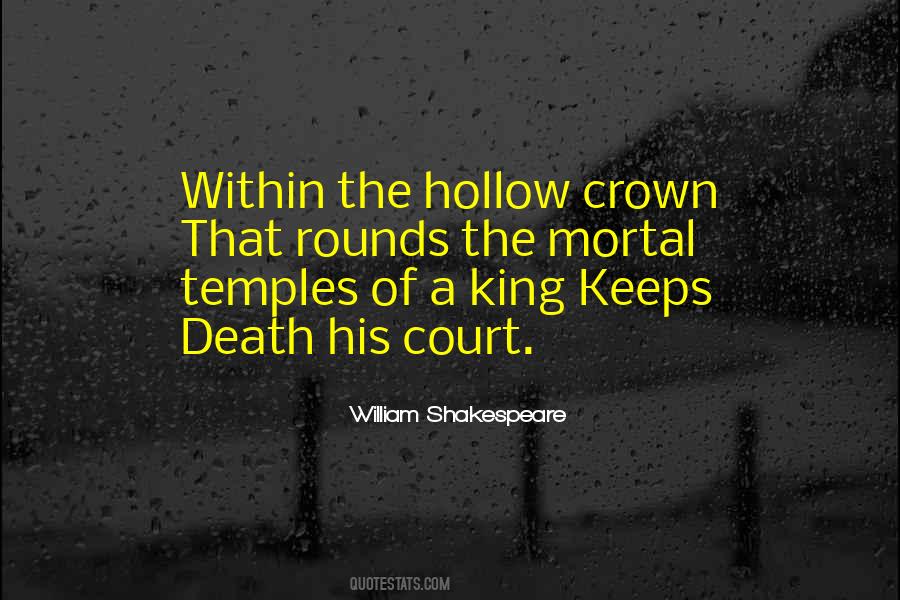 Hollow Crown Shakespeare Quotes #1863344