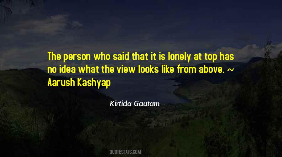 Quotes About Lonely At The Top #1415707