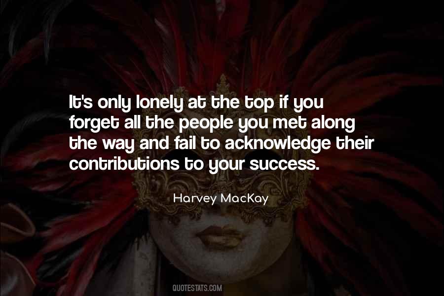 Quotes About Lonely At The Top #625896