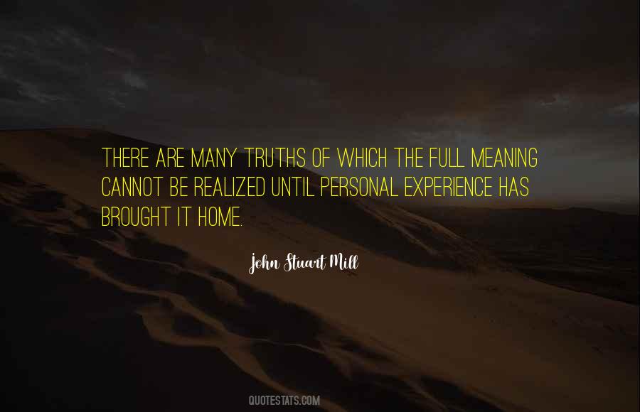 Experience That You Can Do At Home Quotes #437002