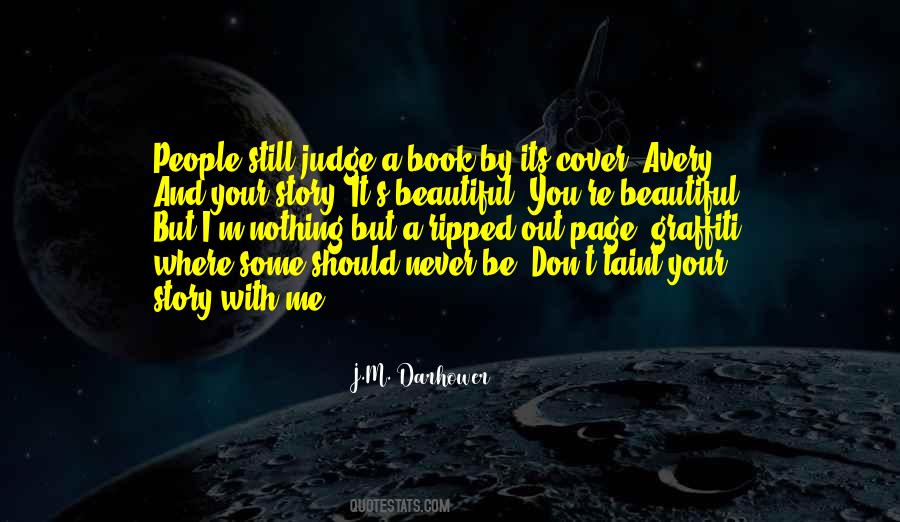 Can Judge A Book By Its Cover Quotes #1161196