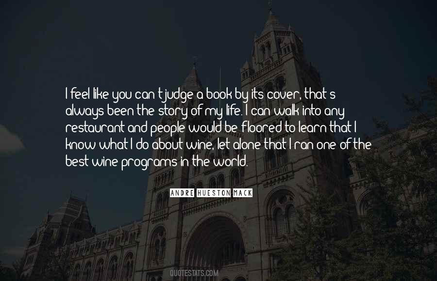 Can Judge A Book By Its Cover Quotes #1465923