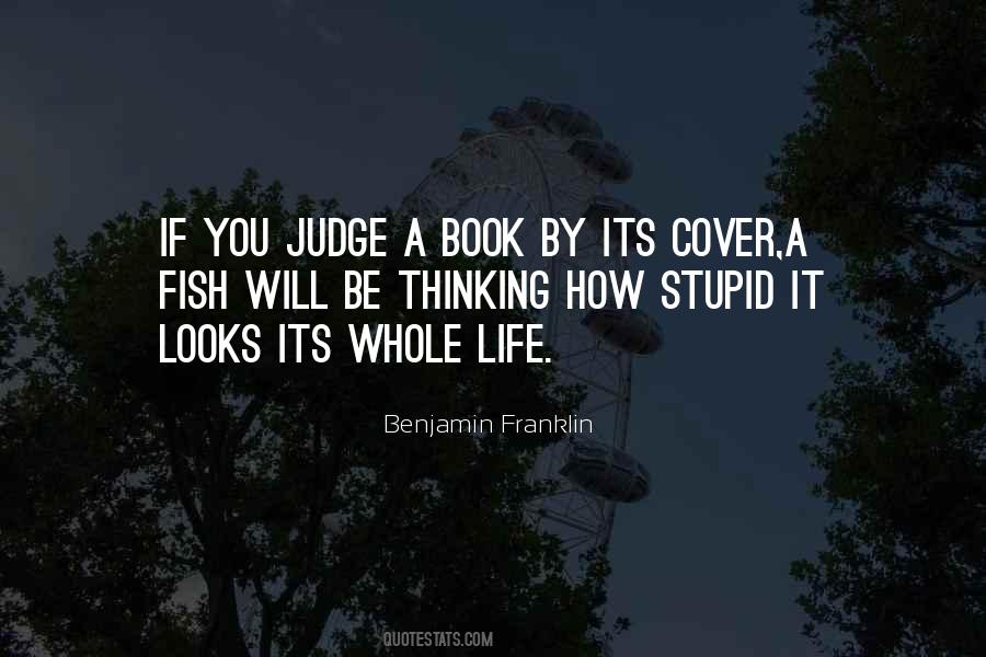 Can Judge A Book By Its Cover Quotes #365563