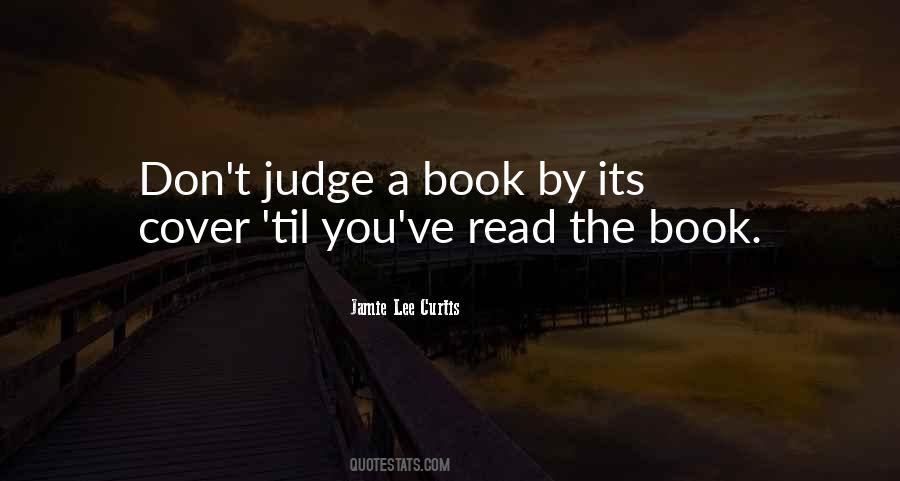 Can Judge A Book By Its Cover Quotes #529077