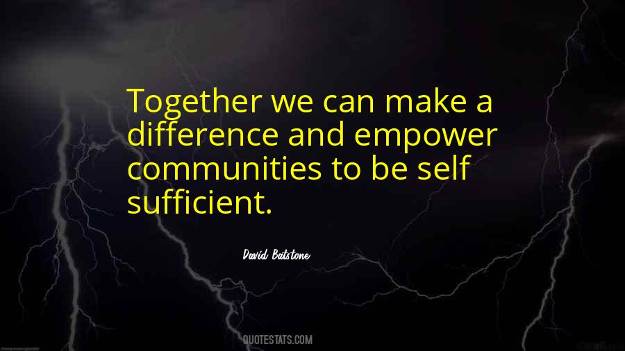 Can Make A Difference Quotes #157690