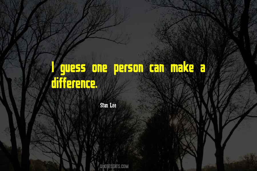 Can Make A Difference Quotes #186148