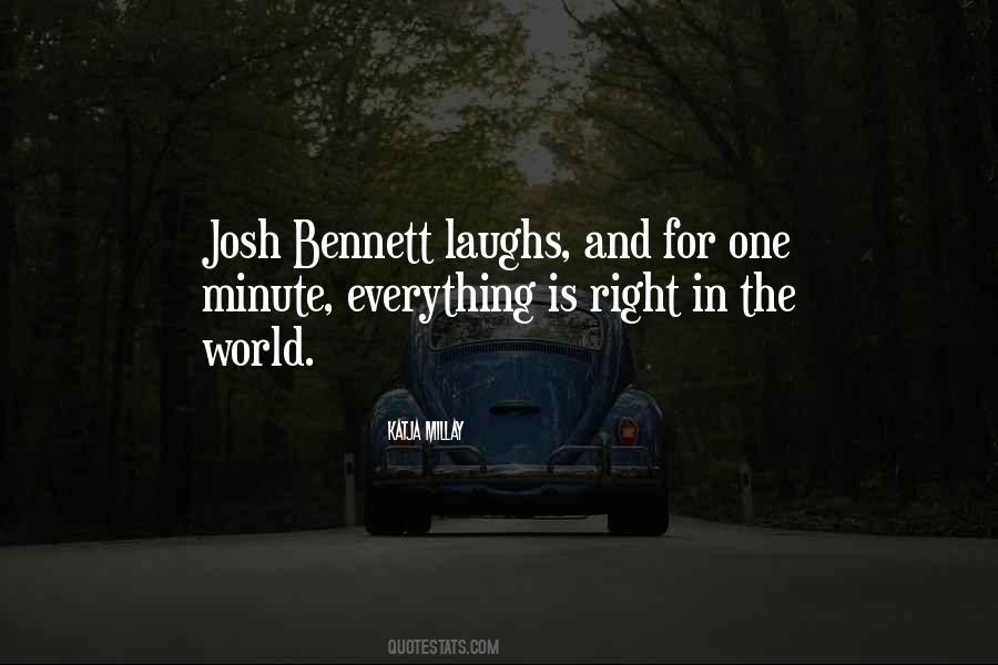 Josh Bennett Quotes #1411345