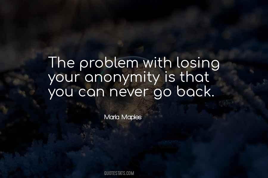 Can Never Go Back Quotes #708301