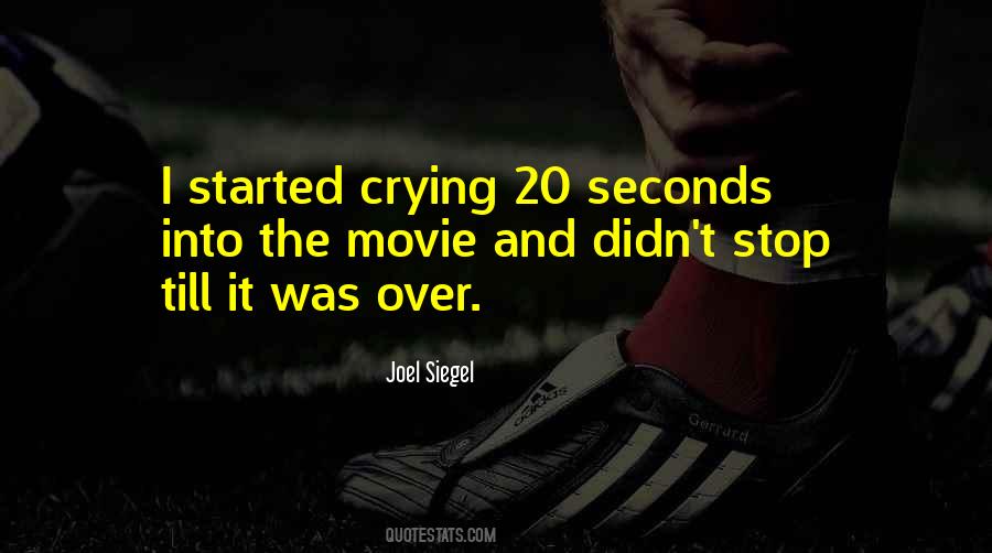 Can Stop Crying Quotes #1243851