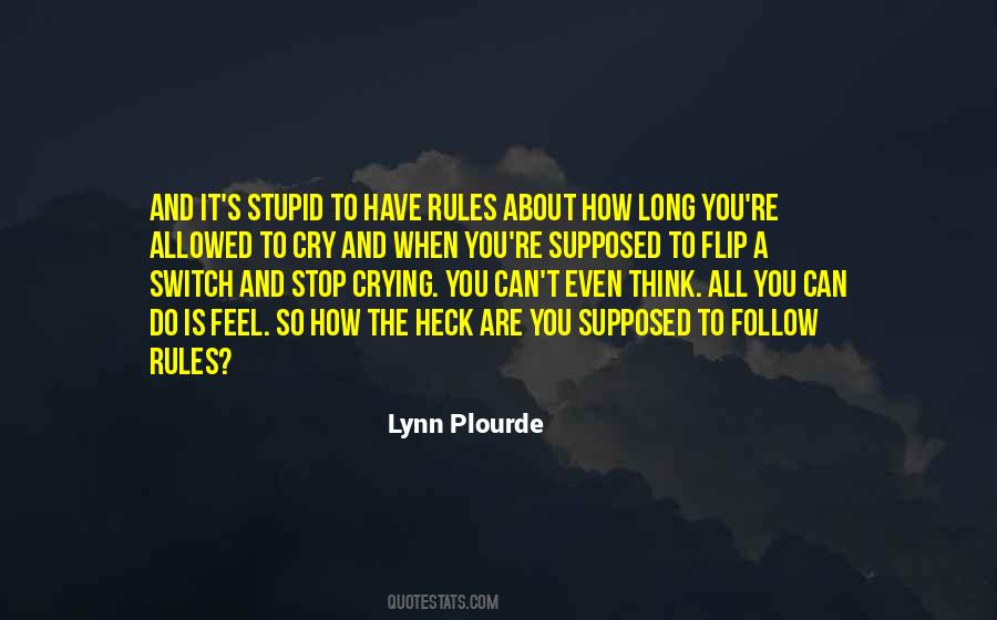 Can Stop Crying Quotes #1328787