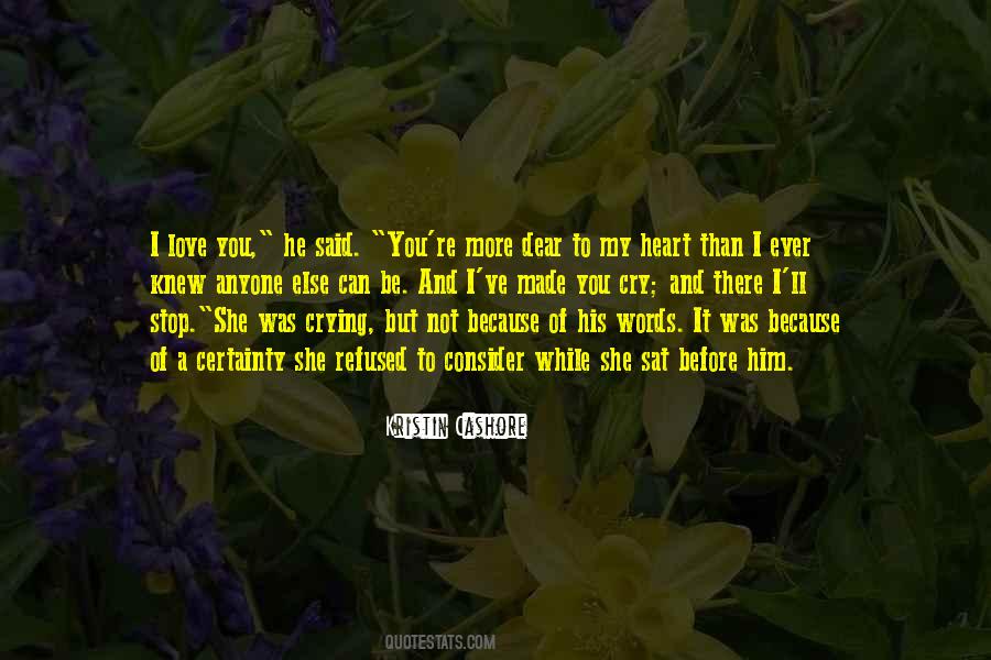Can Stop Crying Quotes #993091