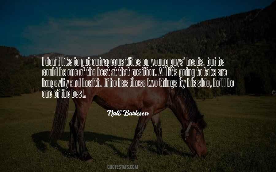 Health And Longevity Quotes #1065375