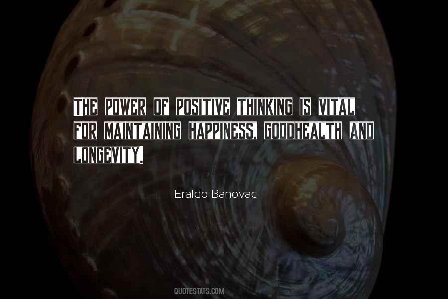 Health And Longevity Quotes #1197949