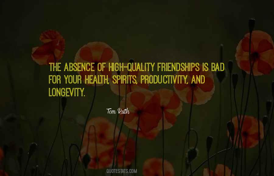 Health And Longevity Quotes #1380722