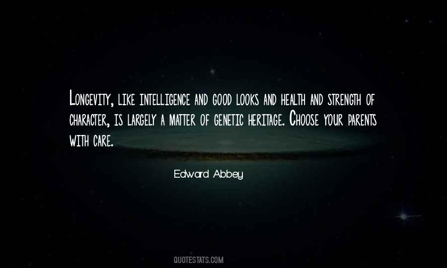 Health And Longevity Quotes #750699