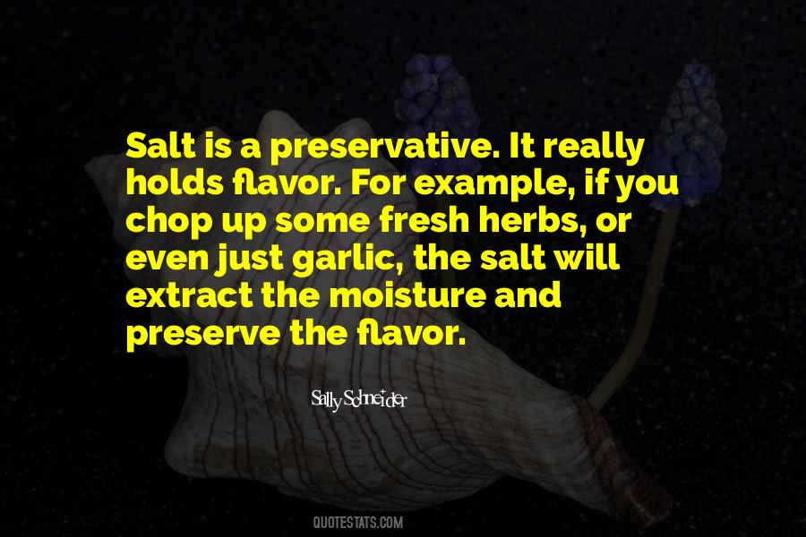 Garlic Salt Quotes #690604