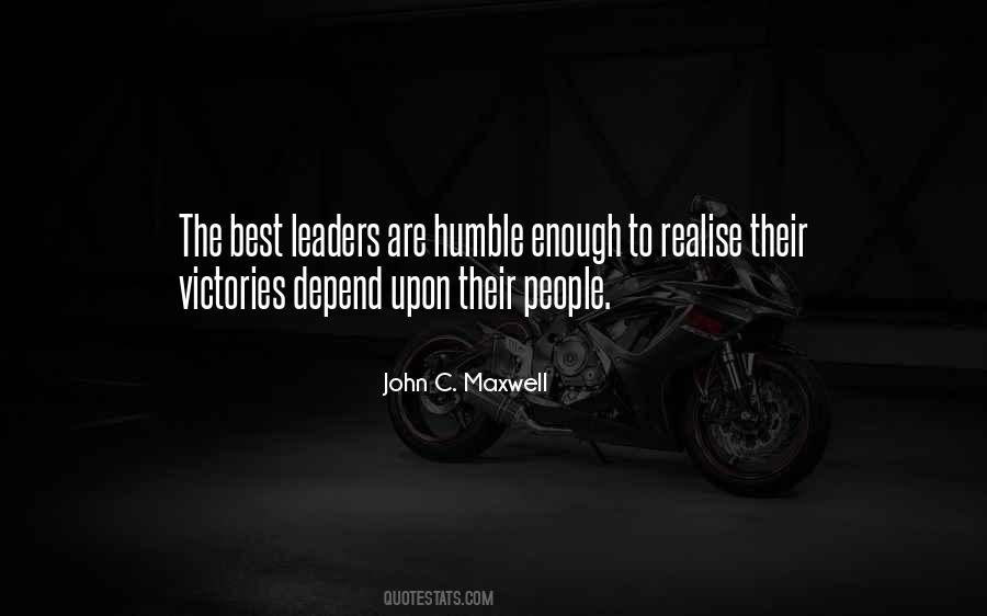 Best Leaders Quotes #1038736