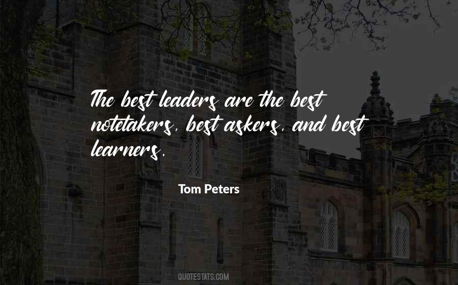 Best Leaders Quotes #1051030