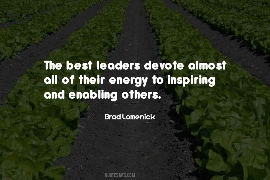 Best Leaders Quotes #1077976