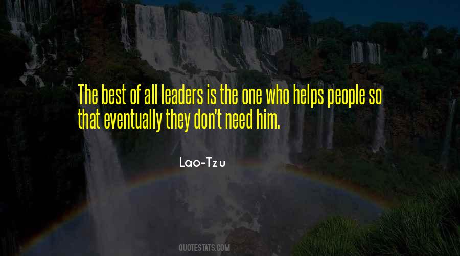 Best Leaders Quotes #216547