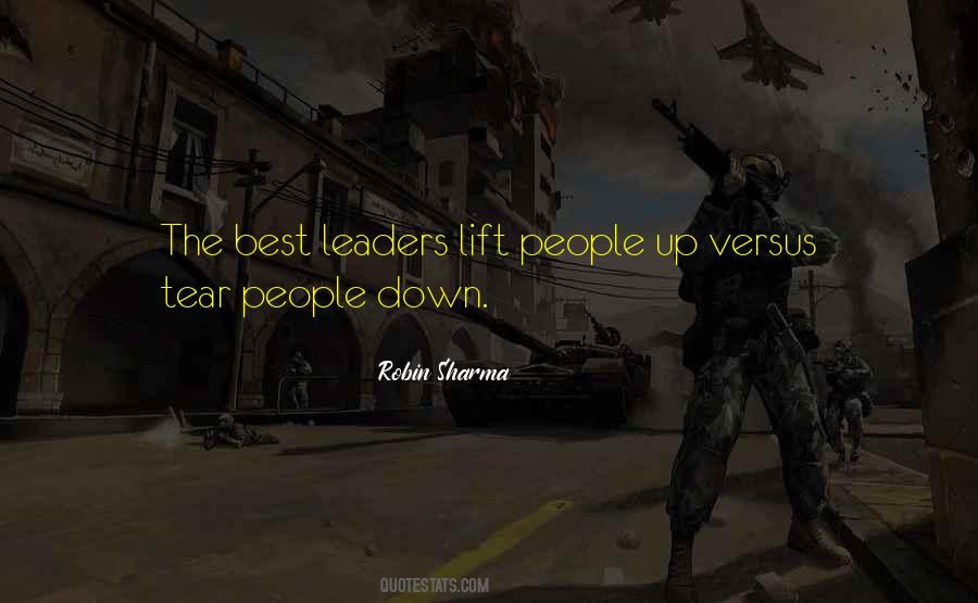 Best Leaders Quotes #470881