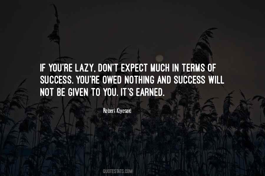 Expect Success Quotes #1123268
