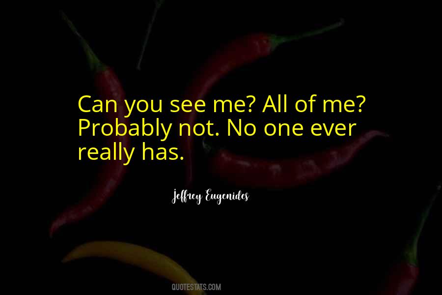 Can You See Me Quotes #1567915