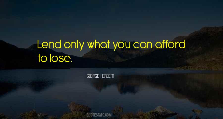 Can't Afford To Lose You Quotes #661351