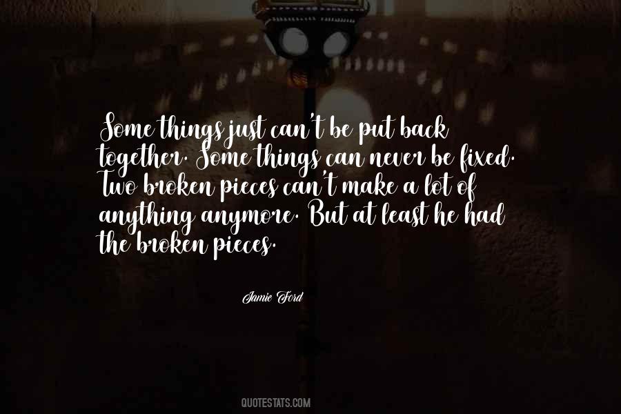 Can't Be Broken Quotes #1682699