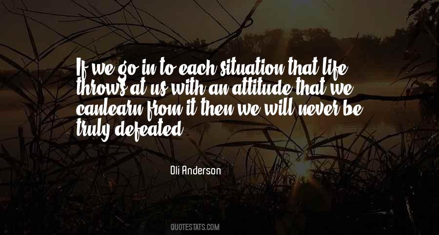 Can't Be Defeated Quotes #1045506