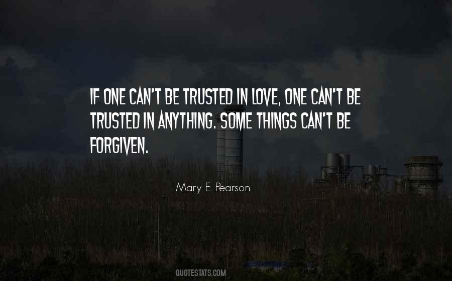 Can't Be Forgiven Quotes #277013