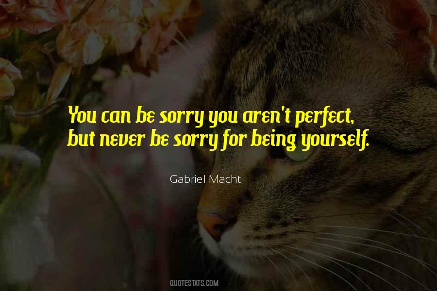 Can't Be Perfect Quotes #421970