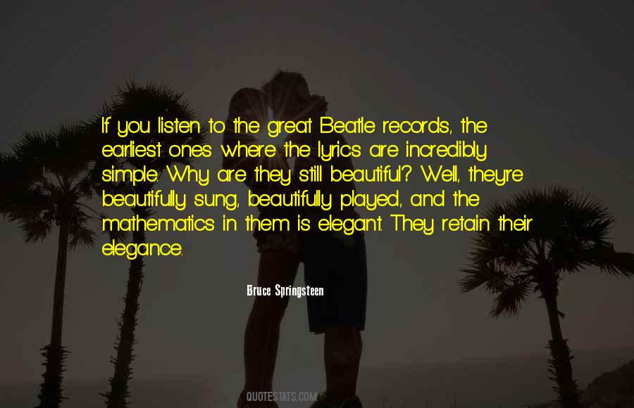 Simple And Elegant Quotes #1874217