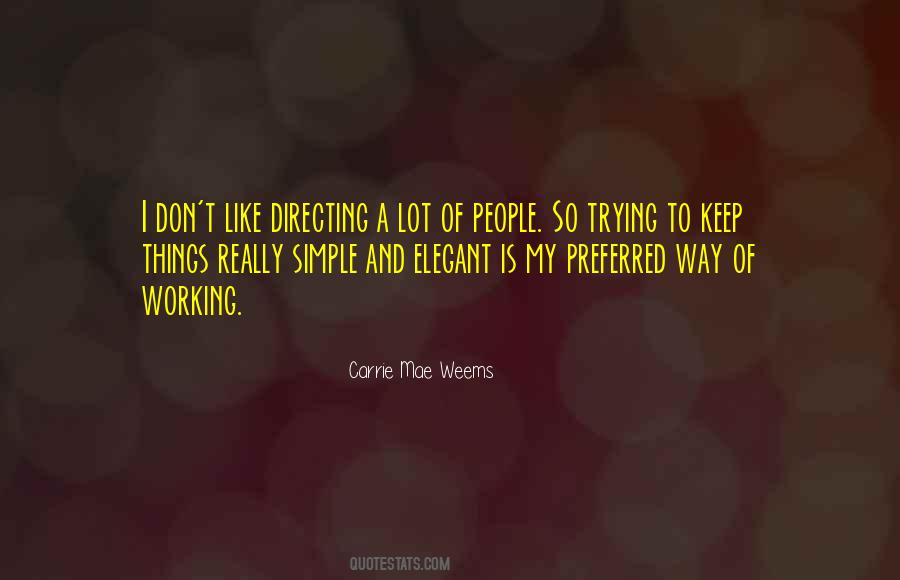 Simple And Elegant Quotes #468641