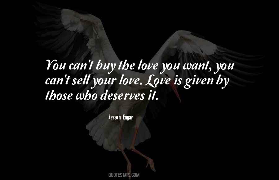 Can't Buy Love Quotes #1503677