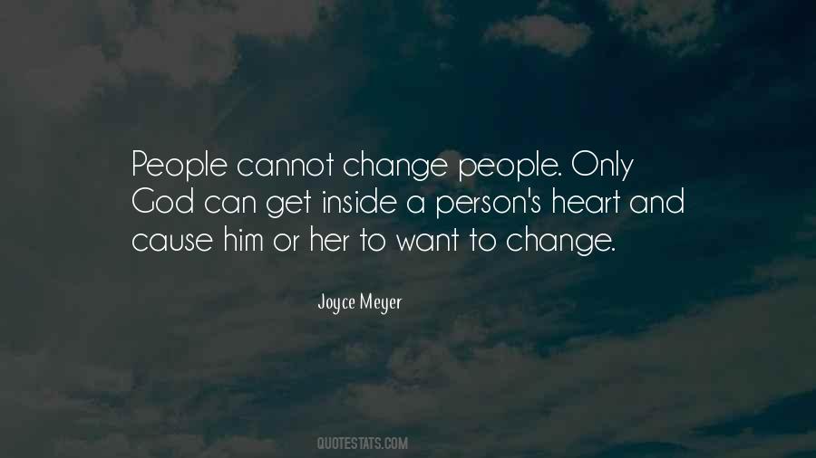 Can't Change A Person Quotes #52879