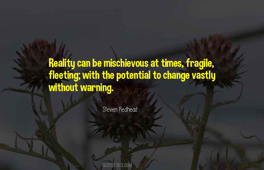 Can't Change Reality Quotes #1209159