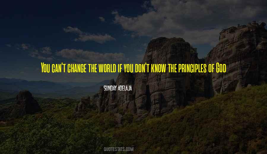 Can't Change The World Quotes #1361819