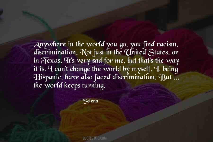 Can't Change The World Quotes #311894